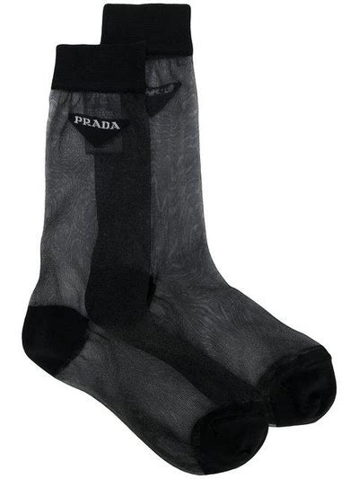 prada transparent socks